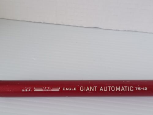 Vintage Eagle Giant Red Mechanical Pencil Rare Eagle Pencil Co. 75-12 - Picture 2 of 9