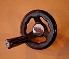 Replacement Table Saw  HANDWHEEL, excellent condition - 12mm Bore with set screw