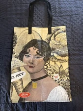 TRADER JOE'S Reusable Shopping Bag Cooking with Joe Hard Find Specialty Bag