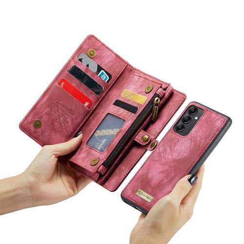 Removable Wallet Case Zip Card Leather Flip Cover for Samsung A15/A25/A35/A55 - Picture 32 of 47