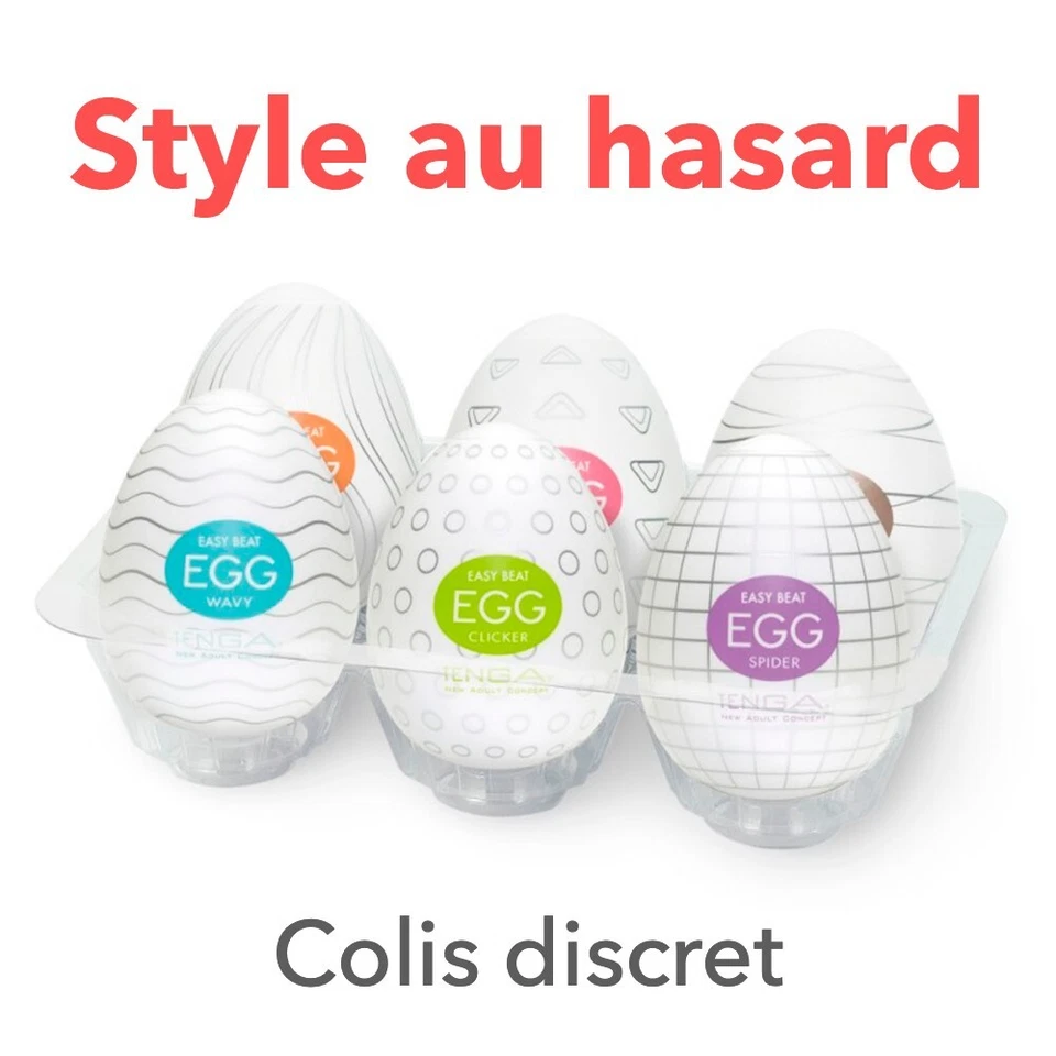 Plaisoeuf masturbateur pour homme Tenga / 1 OEUF (style au hasard) - Photo 1/4