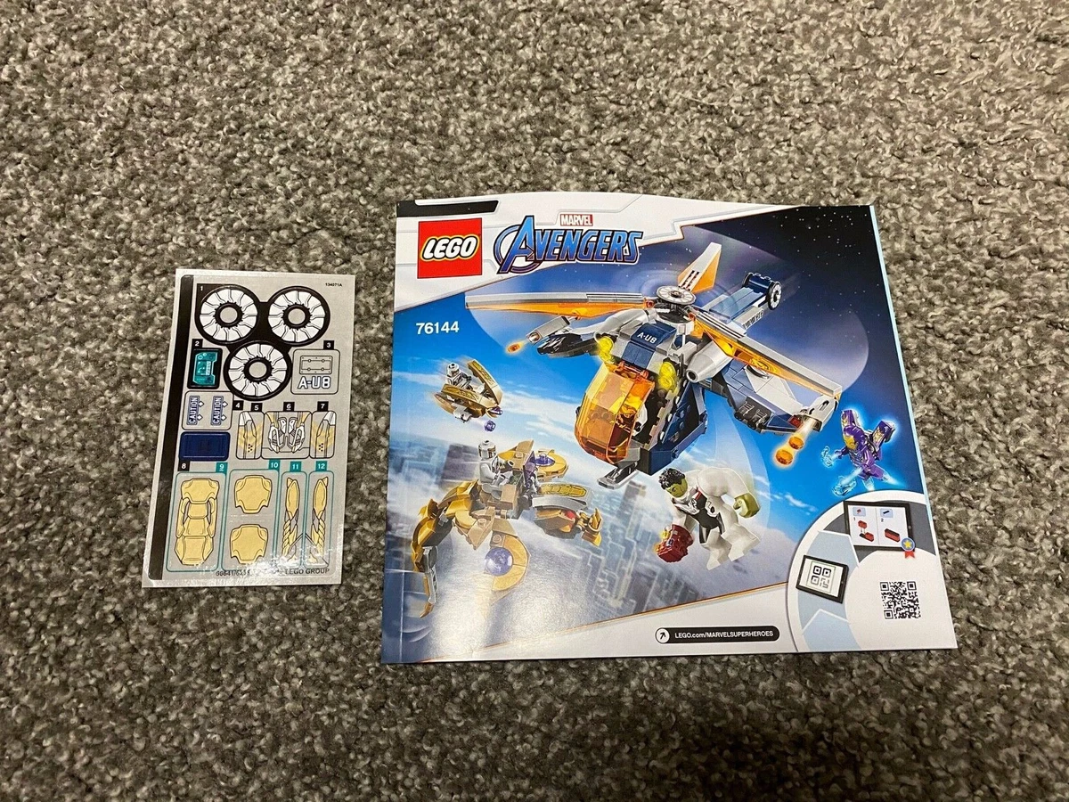 Lego avengers hulk helicopter rescue instructions new arrivals