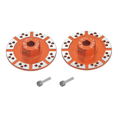 NEW GPM Alum 7075 +1.5mm Hex with Brake Disk/Silver Lining Orange : Losi