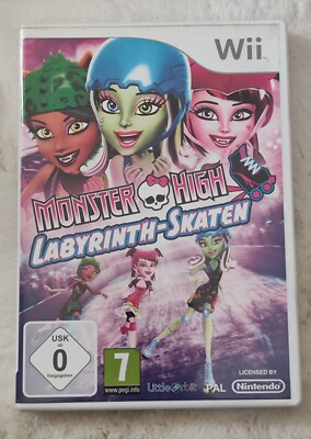 Monster High -  Labyrinth Skaten (Wii Spiel)
