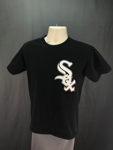 Men-039-s-Majestic-Chicago-White-Sox-Frank-Thomas-25-Jersey-T-Shirt-Size-S-Small