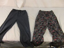 Children Youth Unisex Pajama Pants Mixed Colors Plaid  Race Car 31563