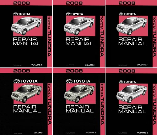 2008 Toyota Tundra Shop Service Repair Manual Complete Set
