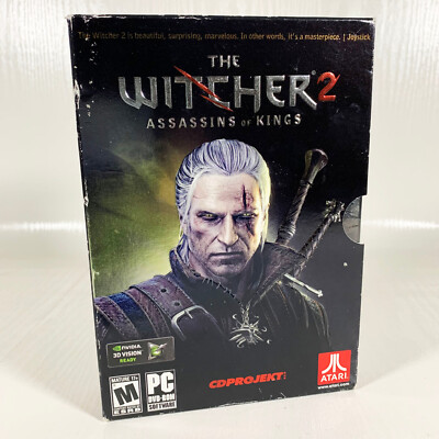 THE WITCHER 2: Assassins of Kings (PC) Box Set w/ Map