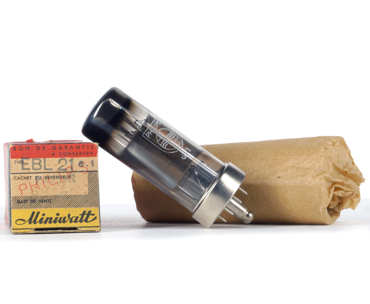 EBL21 PHILIPS NOS BRITISH Tube Röhre Lampe TSF Valvula Valve Valvola 진공관 真空管 电子管