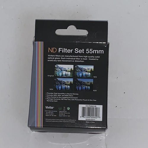 Vivitar 3-Piece 55mm ND2 / ND4 Filter Set - Picture 2 of 4
