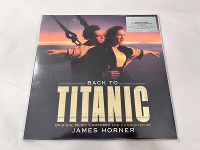 AUDIOPHILE JAMES HORNER Back to Titanic 2LP 180g  BLUE VINYL No. #268/500 New