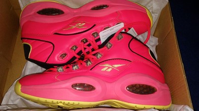 Reebok Question Mids Men's Size 8 -Hot Ones-Last Dab- BRAND NEW WITH BOX