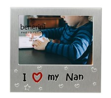 Image of I Love My Nan Picture Frame Mothers Day Birthday Christmas Grandma Granny Gifts