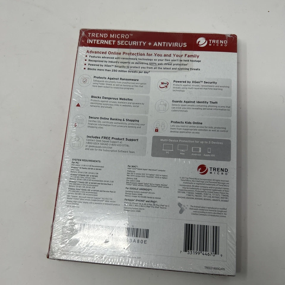 Trend Micro Internet Security + Antivirus Can Be Used On 3 Devices - Image 2 of 4
