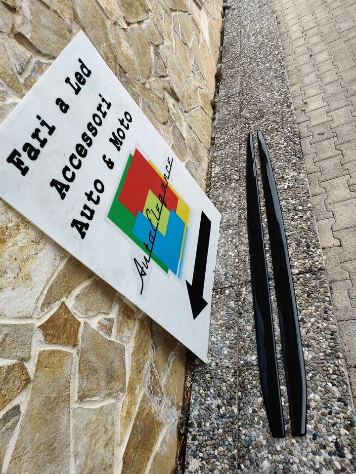 0034 ALFA ROMEO GIULIETTA 2010-2020 FLAPS SOTTO MINIGONNE ABS NERO LUCIDO - Immagine 4 di 4