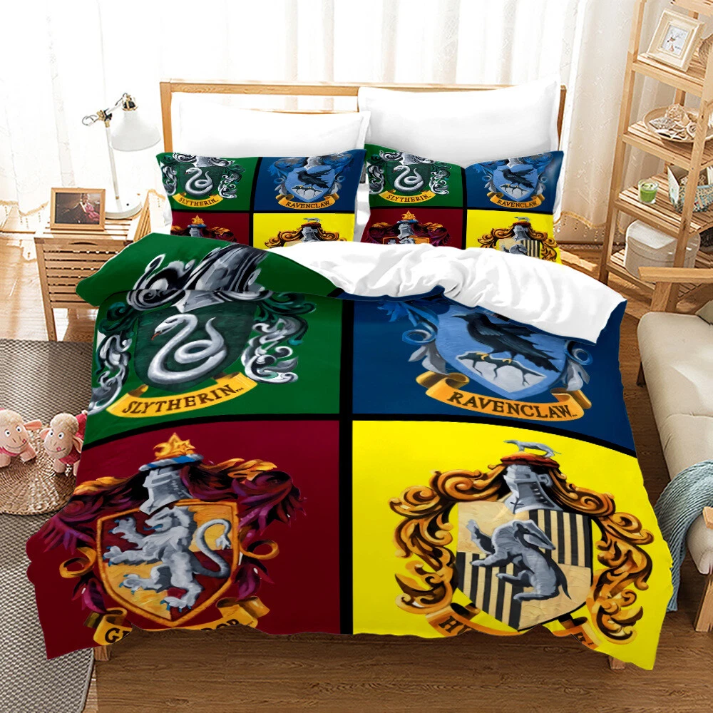 3D Harry Potter Bedding Set Children s Bed Boys Room Full Size Duvet cover Set