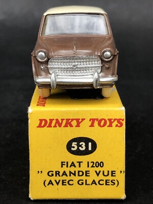 Dinky Toys France 531 Fiat 1200 Grande Vue – Très Bon état, Boîte D'origine