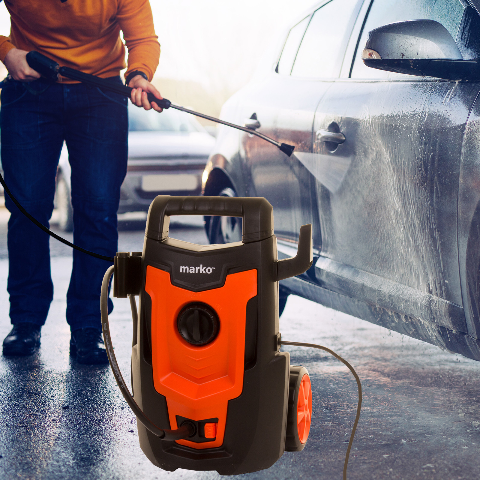 1400W ELECTRIC PRESSURE WASHER POWER 