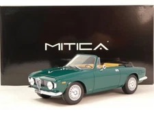 Mitica Alfa Romeo Giulia 1600 GTC Cabriolet Open Green 1964 1/18 MITICA10088