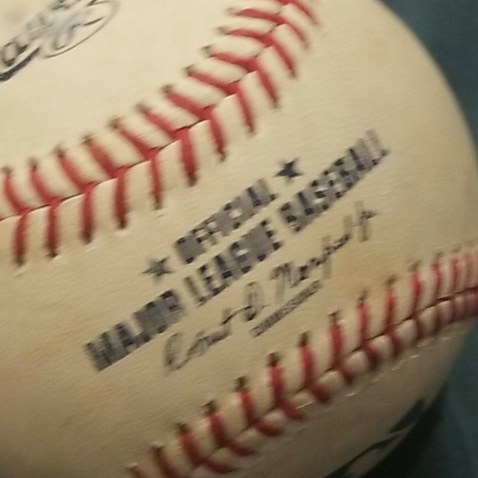 Josh breaux signed baseball autographed game used romlb ball yankees auto real 1 view 3