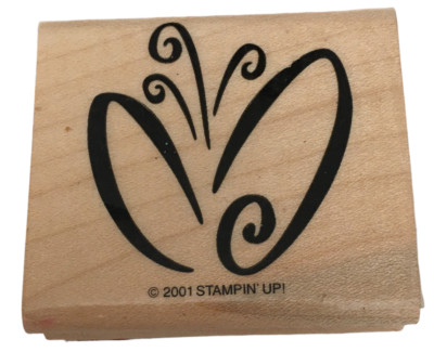 Stampin Up Rubber Stamp Blooming Flower Garden Nature Friendship Card Making