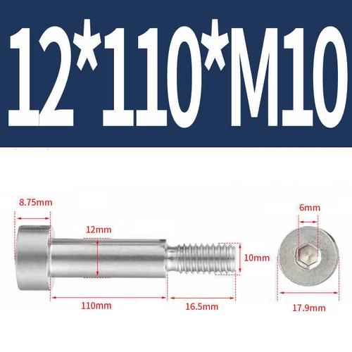Tornillo de hombro de paso hexagonal interior M2 M2,5 M3 M4 M5 M6 M8 M10 acero inoxidable V2A A2 - Imagen 165 de 169