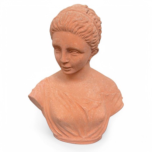 Busto Artemide di Gabi Terracotta Scultura Classica da Esterni o Interni H 30cm - Picture 7 of 7