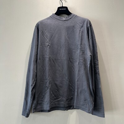 Yeezy YZY Langarm-T-Shirt dunkelgrau 537288-01 / 100 % authentisch