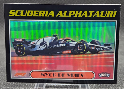 F1 アルファタウリNyck de Vries 2023 1:5 限定版 Nyck De Vries 2023 Topps Formula 1 F1 Chrome Autos of 1977