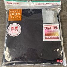 Uniqlo Women Extra Warm HEATTECH Cotton Crew Neck Long Sleeve T-Shirt - Large