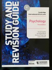 Image of Cambridge International AS/A Level Psychology Study and Revision Guide 3rd ed