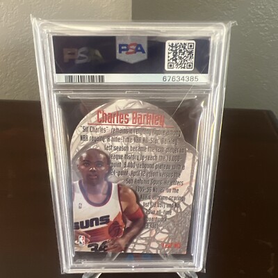 1995-96 Fleer Metal Maximum Metal Charles Barkley PSA 5 Die Cut
