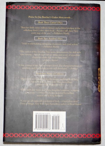 Jim Butcher Captain's Fury, Codex Alera 4, Hardcover 1st Edition 1st Print VG - Bild 3 von 4