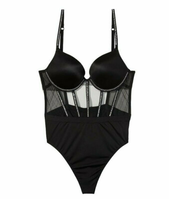 Haut De Maillot De Bain Victoria's Secret Bling Sequin - Taille 34C, Neuf Avec étiquette