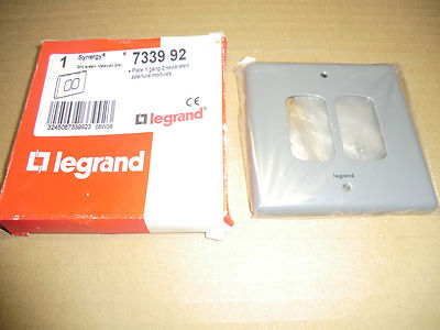LEGRAND GRID SYSTEM METALCLAD FRONT PLATE 2 GANG
