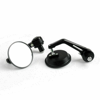 CNC Motorcycle 3'' Rund Rückspiegel Spiegel 7/8'' Handlebar End For Cafe Racer