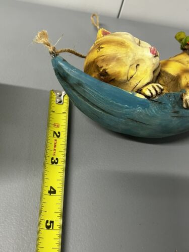 RITE AID Home And Garden DAY DREAM FIGURINE (2016) Cat In Hammock Sleeping - Picture 18 of 19