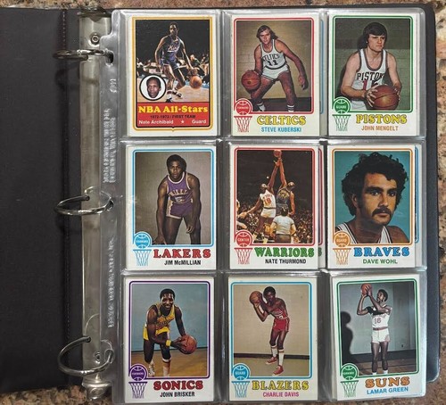 1973-74 TOPPS BASKETBALL COMPLETE SET EXMT TO NM/MT ONE OWNER - Picture 7 of 7