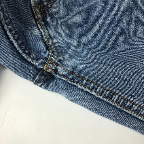 Levi's Jeans Mens 35 x 32* 505 Regular Fit Straight Distressed Blue Denim Cotton - Picture 5 of 21
