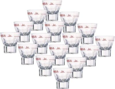 Schnapsglas Mannheim 2cl geeicht - 24 Stück Stamper Shotglas