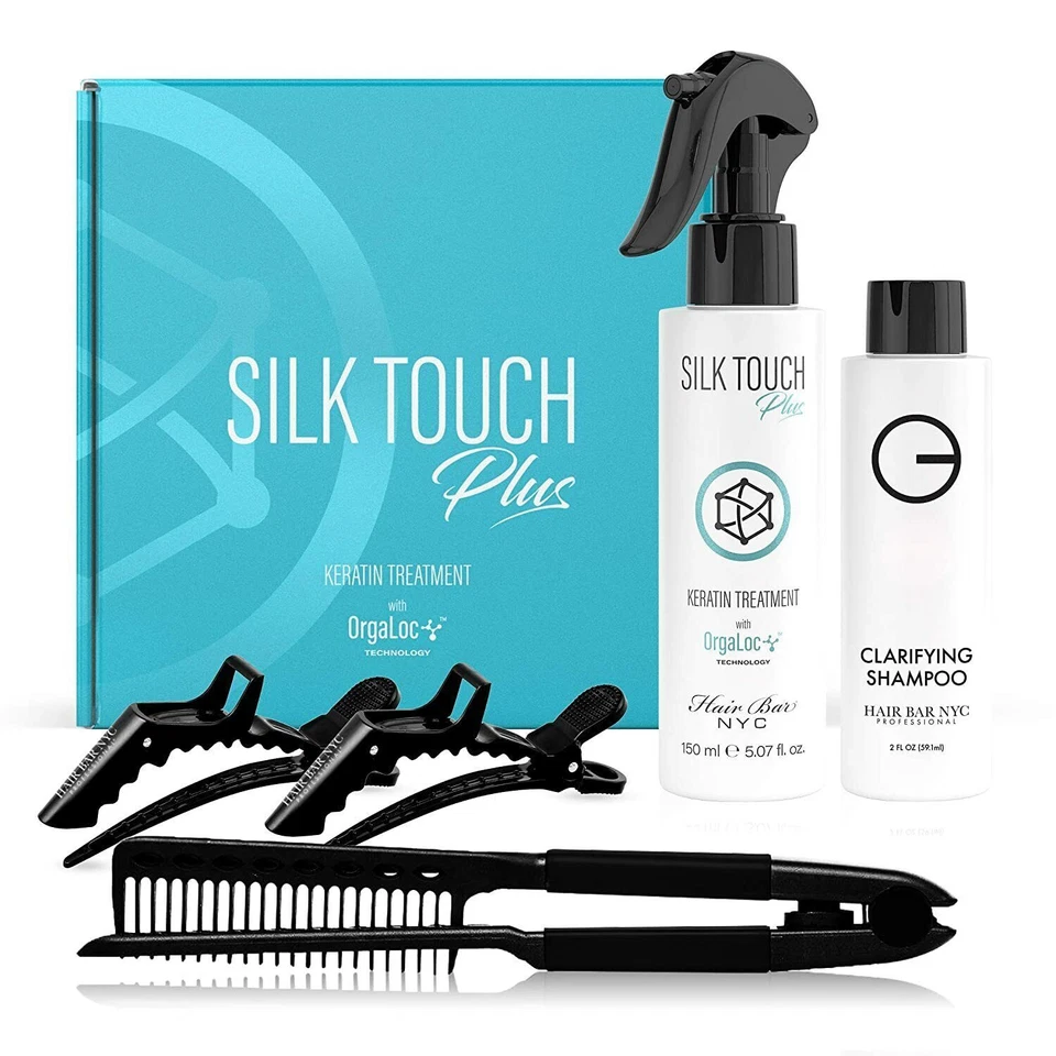 Kit para el hogar de queratina vegana Hair Bar NYC - Sin formaldehído (hasta 2 aplicaciones) Foto 2 de 4