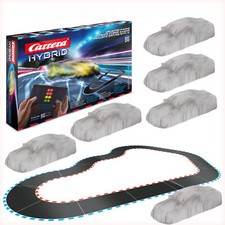 Carrera Hybrid 5000X Mix & Race 6,09m 6x Auto nach Wahl App Auto Rennbahn