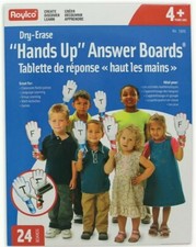 "Hands Up" Dry-Erase Answer Boards- 24 Boards