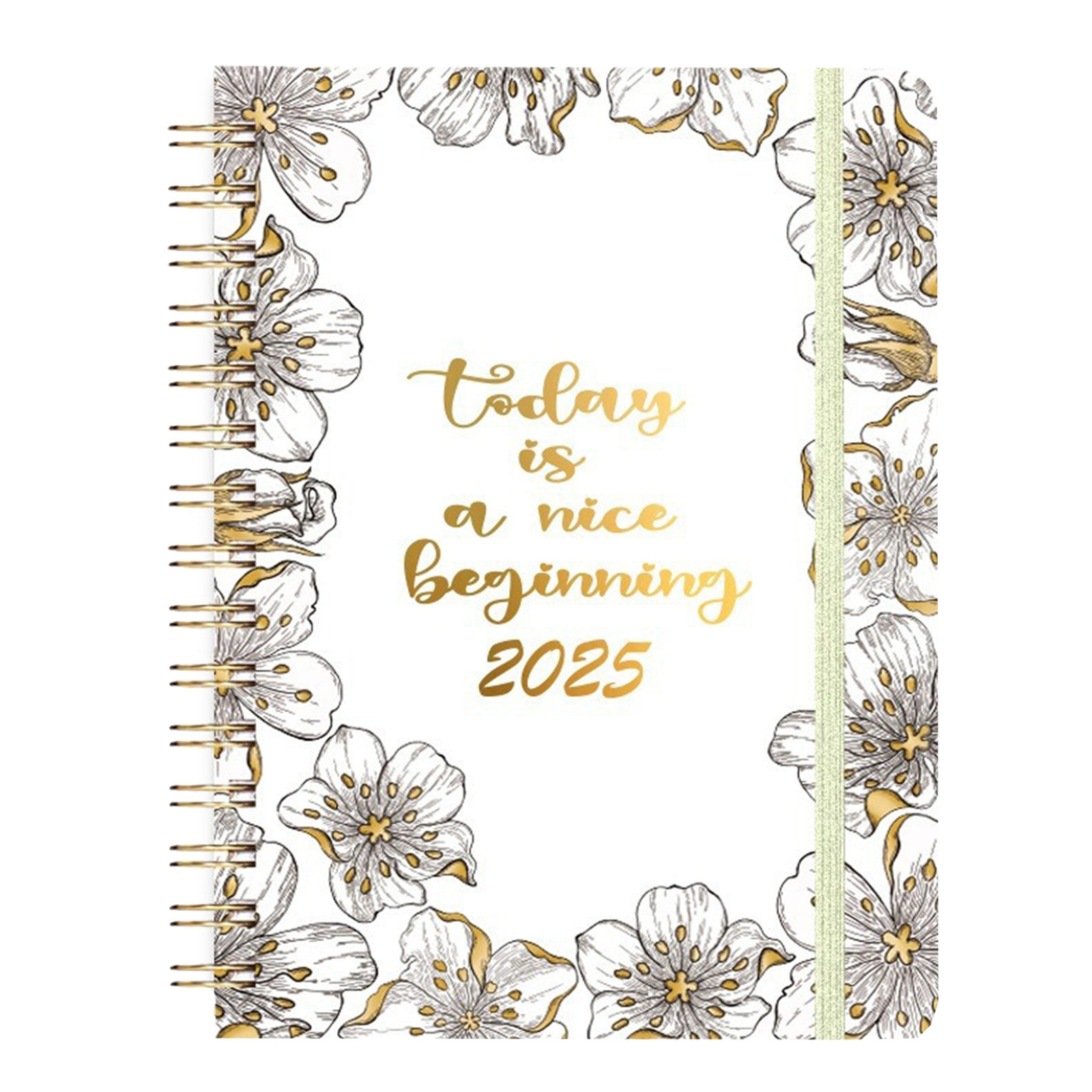 A5 Custom 2025 Weekly Planner Notebook with Coil Binding-image