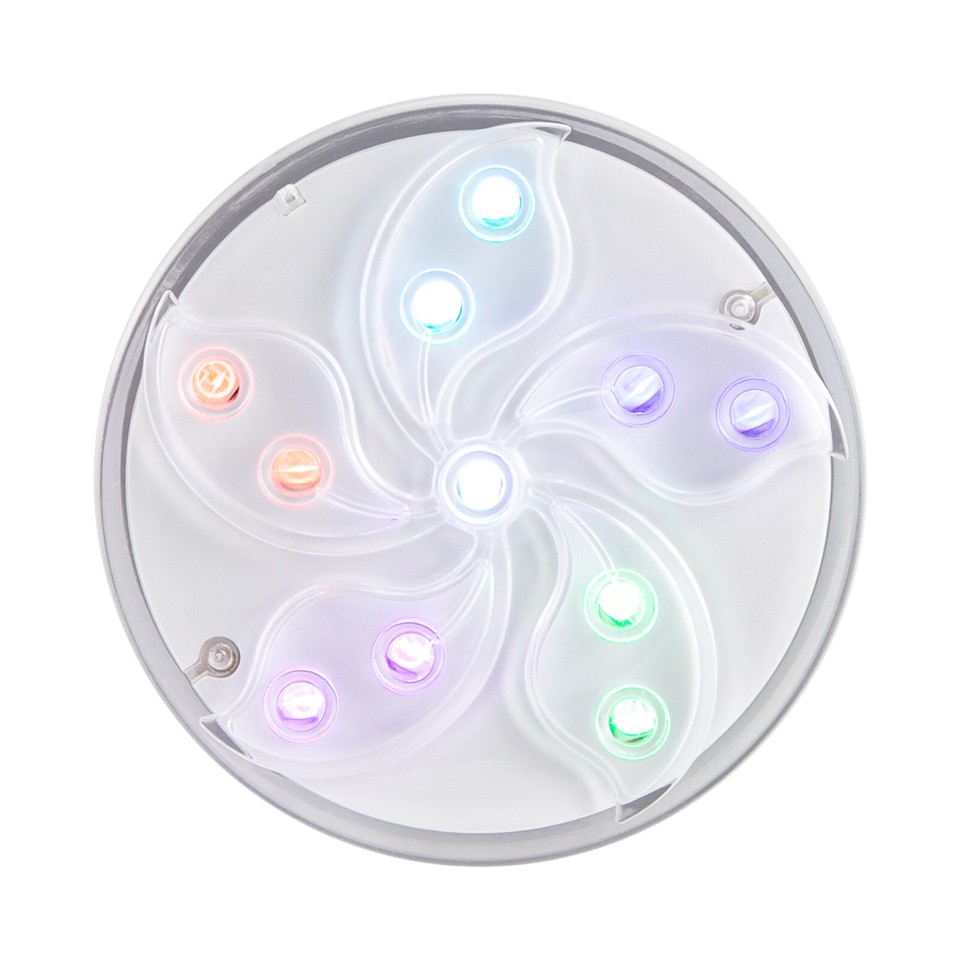 Battery Powered Underwater LED Lights Color Changing Submersible LED