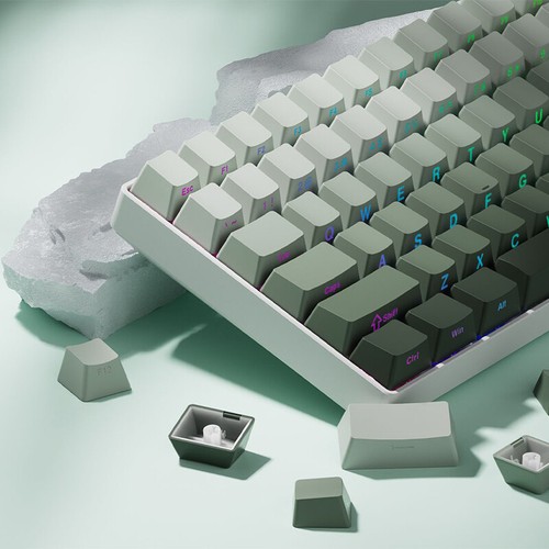 136 Key PBT Double Shot Side Print Shine Through Backlit OEM Profile Keycaps - Afbeelding 2 van 11