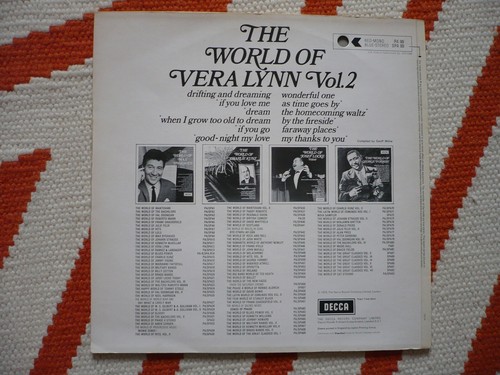 Vera Lynn The World Of Vera Lynn Vol. 2 Vinyl UK 1970 Decca 1st Press LP EXC - Picture 7 of 9