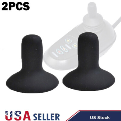 2pcs Rubber Joystick Knob Button For Hoveround Electric Wheelchair Jet NEW