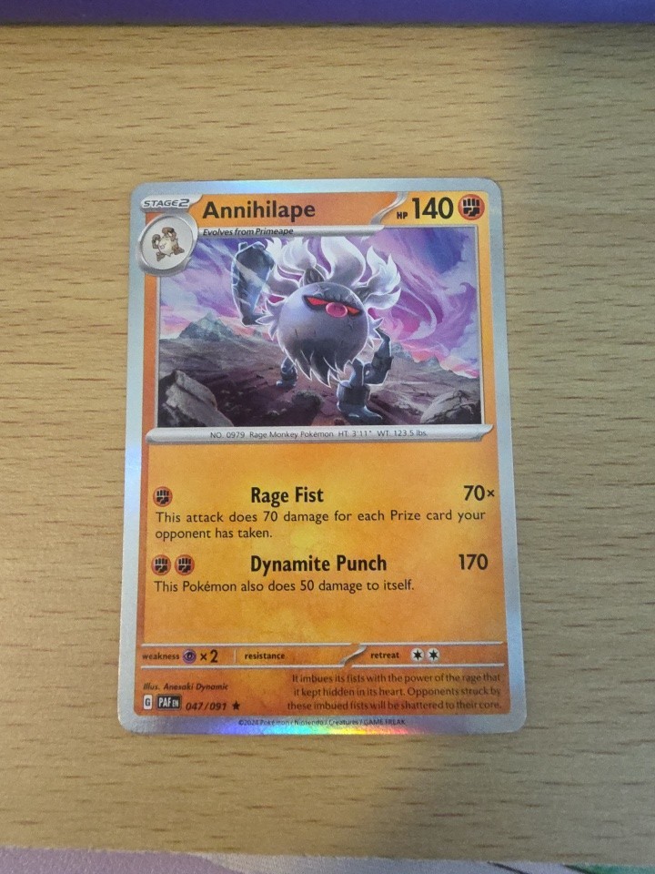 Annihilape 2023 Scarlet & Violet 109/198 NM Holo Pokemon Card