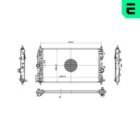 MotorküHler WasserküHler ERA 673059 FüR Opel Astra Caravan P10 Zafira Tourer P12